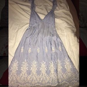 Pin stripe dress